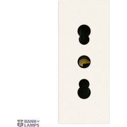 2P+E 16A P17/11 outlet white