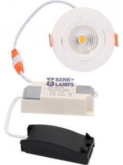 LED Downlight 7W 2700K 450Lm white DIM 800540 SHADA