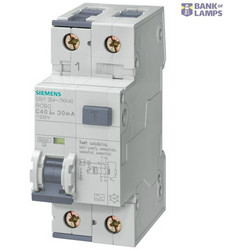 RCBO, 10 kA, 1P+N, type A, 30 mA, B-char, In: 16 A, Un AC: 230 V