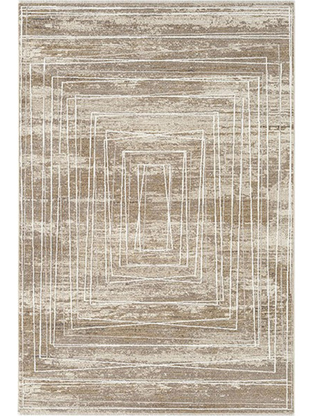 Χαλί Woolly 43836A Beige-Brown-White NewPlan 133X195cm