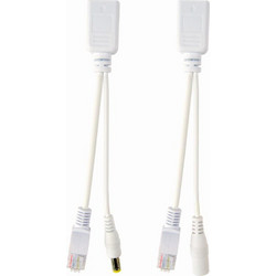 NET POE ADAPTER CABLE KIT/PP12-POE-0.15M-W GEMBIRD