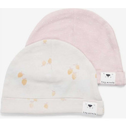 Σκουφάκια Νεογέννητου 2τμχ 0-3M Minene Hats Pink/Lemon