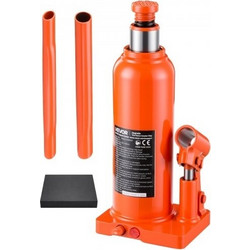 Υδραυλικός Γρύλος Μπουκαλιού VEVOR 6 Ton (13227,7 lbs (6000,00 kg)) 220-430 mm Εύρος Ανύψωσης, για SUV Πλήρους Μεγέθους, Ελαφρύ Pickup, Εμπορικό Βαν, Ανύψωση Σπιτιού Αυτοκινήτου, Πολυκατευθυντικός Συγ