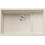 Blanco Subline 700-U Level Υποκαθήμενος Νεροχύτης Γρανίτη Soft White 527171 73x46cm