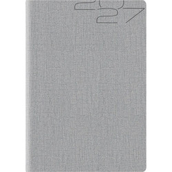 ΗΜΕΡΟΛΟΓΙΟ ΗΜΕΡΗΣΙΟ 2027 ΛΕΥΚΟ 11.5x16,5cm CARIBE FLAT ΓΚΡΙ
