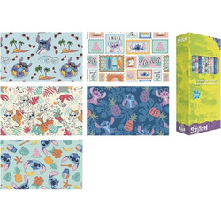 Disney Stitch Waves assorted wrapping paper