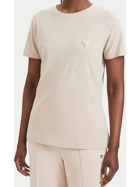 GUESS COLETTE T-SHIRT ΜΠΛΟΥΖΑ ΓΥΝΑΙΚΕΙΟ V4YI09J1314-G1L9 Biege