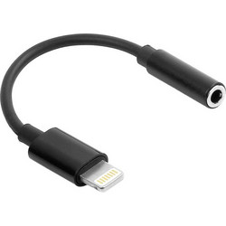 Αντάπτορας Maxlife MXJL-02 3.5mm Θηλυκό σε Lightning Αρσενικό Μαύρο