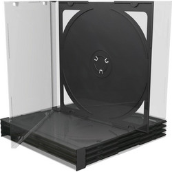 MediaRange CD Jewelcase for 2 discs 10.4mm Black tray (MRBOX23)