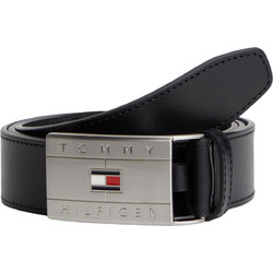 Tommy Hilfiger Ανδρική Ζώνη Δερμάτινη Μαύρη AM0AM14322