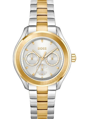 Hugo Boss Lida Γυναικείο Ρολόι με Ασημί Χρυσό Μεταλλικό Μπρασελέ 1502746