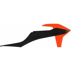 RACETECH Radiator Covers Black/Orange KTM