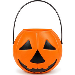 Κουβάς Halloween Trick or Treat Κολοκύθα o18x17cm