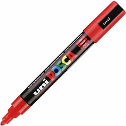 Posca PC-5M Μαρκαδόρος Σχεδίου Red 2.5mm