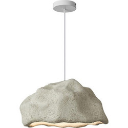 Φωτιστικό οροφής led Gkery pakoworld E27 ps λευκό Φ52x30εκ