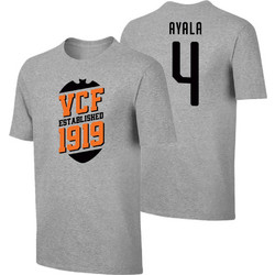Βαλένθια μπλουζάκι 'VCF' ΑΓΙΑΛΑ, γκρι (SA001663)