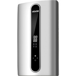 Ηλεκτρικός θερμοσίφωνας VEVOR χωρίς δεξαμενή 18 kW 3 φάσεων, στιγμιαίος θερμοσίφωνας, για πλύσιμο, μπάνιο, κουζίνα, χειριστήριο αφής LED, θερμαντικό στοιχείο από χυτό αλουμίνιο, ρυθμιζόμενη θερμοκρασί
