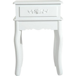 HOMCOM Ξύλινο Κομοδίνο με 1 Συρτάρι 40 x 35 x 60 cm 833-240