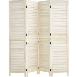 VEVOR Wood Room Divider 4 Panels 1702mm Ψηλός Ξύλο Πτυσσόμενη Οθόνη Privacy, Για Διαχωρισμό Δωματίων & Διακόσμηση σπιτιού, Μασίφ Πλαίσιο, Μεντεσέδες 360 διπλής κατεύθυνσης, Εύκολη συναρμολόγηση, Ξύλιν