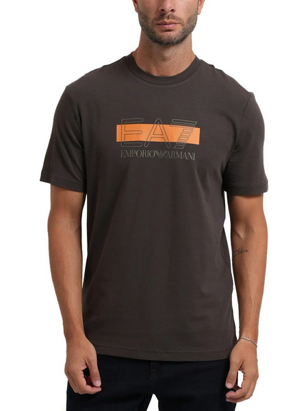 EA7 EMPORIO ARMANI MEN T-SHIRT SLIM LOGO PRINT