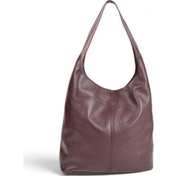 Passaggio Leather Τσάντα Ώμου Μπορντό Σκούρο 5568-KR-14