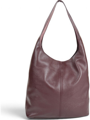 Passaggio Leather Τσάντα Ώμου Μπορντό Σκούρο 5568-KR-14