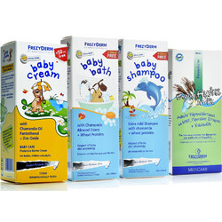 Frezyderm Baby Cream 175ml + Hydra Milk 200ml + Bath 300ml + Shampoo 300ml