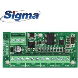 Sigma PGM-08S (PGM 8) Πλακέτα επέκτασης 8 προγραμματιζόμενων εξόδων PGM για Sigma APOLLO PLUS και S-PRO