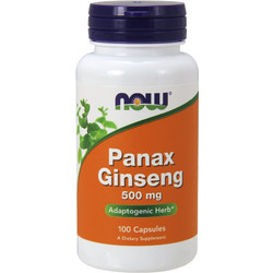 Now Foods Panax Ginseng 500mg 100 Κάψουλες