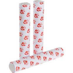 5 Star Fax Roll Thermal with 1m Warning Strip W210mmxL30mx12.7mm Core