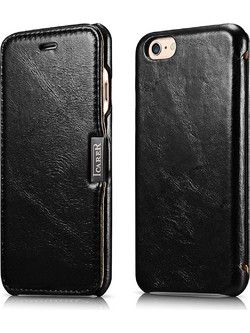 iCarer Vintage Leather Black (iPhone 6S/6)