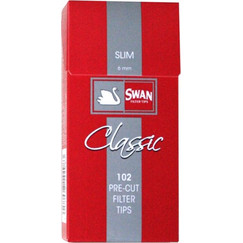 Φιλτράκια Swan Classic Κόκκινα 6mm (102 φίλτρα)