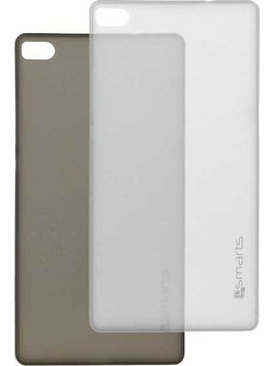 4smarts Bellevue Ultra Thin Silicone Clip Θήκη Σιλικόνης Black / White - Huawei P8