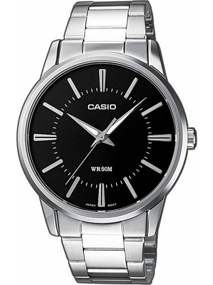 Casio Neobrite Ανδρικό Ρολόι με Ασημί Μεταλλικό Μπρασελέ MTP-1303D-1AVEF