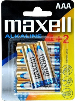 Maxell Alkaline AAA 6τμχ