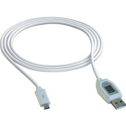 USB - micro USB καλώδιο φόρτισης με Ψηφιακή Οθόνη V/A EcoSavers