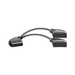 Goobay Scart σε 2 Scart, 0,2m, AVK163-0020