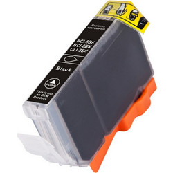 Μελάνι CANON Συμβατό CLI-8 BK Σελίδες:540 Black για 4500, 3300, 600, 800, 810, 510, 5200, 4200, 4300, 500, 5200R, 5300, 6600D, 6700D, 530, 600R