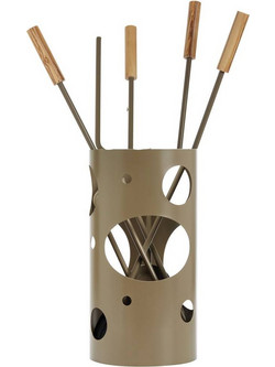 ΚΟΥΒΑΣ ΜΕ ΕΡΓΑΛΕΙΑ ZOGOMETAL K30-1240 OLIVE BROWN/OLIVE WOOD 17X33CM