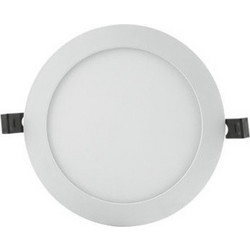 LED Panel Χωνευτό 17W Λευκό Στρογγυλό Σε Φυσικό Φώς (4000Κ) Ledvance Slim Value 4058075063945