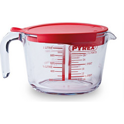 Κανάτα Δοσομετρητής Με Καπάκι 1lt Pyrex 381550