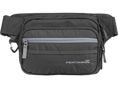 Pentagon Runner Concealment Pouch Ανδρικό Τσαντάκι Μέσης Αδιάβροχο Μαύρο