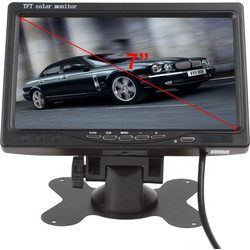 Monitor 7'' TFT LCD, Multifunction με βάση χωνευτή & πτυσσόμενη , 2 x Video input