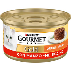 Purina Gourmet Gold Tartare Adult with Beef 85gr 12296386