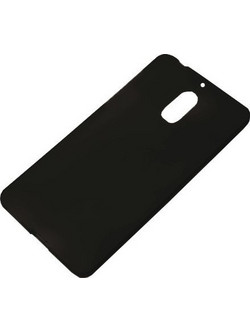 Θήκη Σιλικόνης TPU Ματ για Nokia 6 - Μαύρο