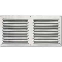 Σχάρα Εξαερισμού Inofix 1254-1G Αλουμινίου 15x30cm