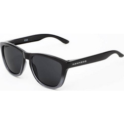 Hawkers Fusion Dark One TR18 Ανδρικά Γυαλιά Ηλίου Τετράγωνα Κοκάλινα Μαύρα με Μαύρο Polarized Φακό