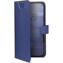 Θήκη smartphone Celly Wally One WALLYONEXL, XL 4.5" - 5.0" blue WALLYONEXLBL
