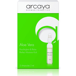 Arcaya Aloe Vera Perfect Moisture Αντιγηραντικό Ενυδατικό Serum Προσώπου με Αλόη 5x2ml