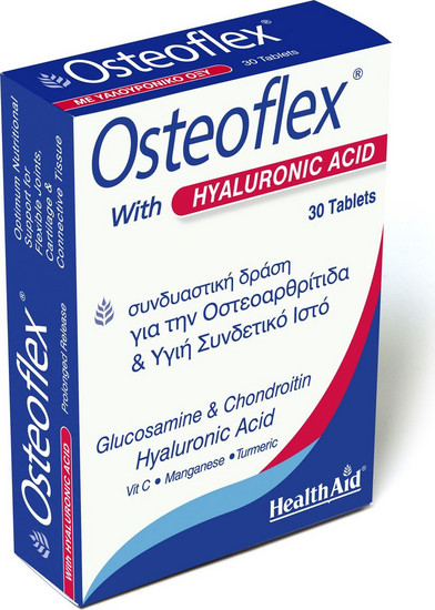 Ειδικό Συμπλήρωμα Διατροφής Health Aid Osteoflex Hyaluronic 30 Ταμπλέτες